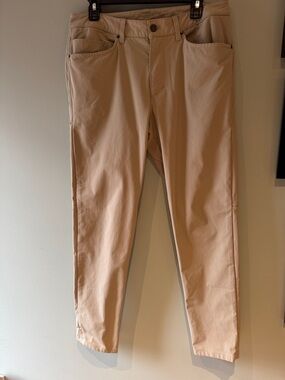 lululemon athletica Beige Stretch Chinos 33x30